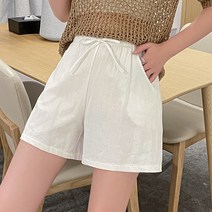 레몬소울 여성용 멜크 밴딩 스판 반바지