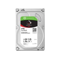 씨게이트 IronWolf NAS용 HDD, ST3000VN006, 3TB