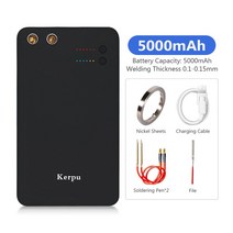 미니 스폿 용접기 7500mAh 70 기어 조절 가능한 휴대용 에너지 저장 용접 기계 18650 배터리 팩용 니켈, 03 5000mAh