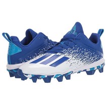 아디다스 실리에르 브루데아 축구화 adidas Mens Adizero Spark Mid Football Shoe blue