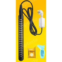 전기히터봉 자동 온도 조절 온수 봉히터 캠핑 야외 물 데우는 기계, 2500W2m와이어(70L작은욕조에적합)