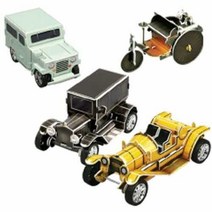 자동차 시리즈2 3D종이입체퍼즐 퍼즐 입체 뜯어만드는세상 종이 모형 3d 제작, 단품, 단품