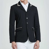 남자 승마복 자켓 패션 의류 경기복 가을 보호복, 블랙 170cm 적합