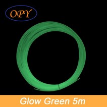 3d 인쇄 펜 재료 5 미터 pla 필라멘트 1.75mm, 24 Glow Green 5m