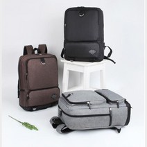 캠퍼스 여행시 잘 매치되는 스퀘어 백팩 배낭여행가방 기내용백팩 깔끔한디자인 사무용가방 방수백팩 20대