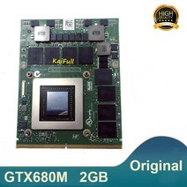 노트북 외장 그래픽카드 외장형 원래 gtx680m gtx 680m n13e-gtx-a2 vga gpu 그래픽 카드 비디오 디스플레이 카드 dell alienware m15x