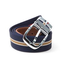 젠틀안트 패션 스판 남성 캐주얼벨트 네이비&베이지 CMB-005