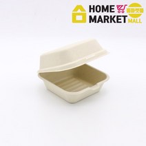 도시락용기 (친환경)펄프 일회용도시락 B-003 50개x10봉 일회용김밥용기 일회용도시락용기
