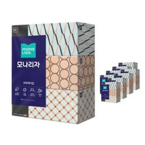 모나리자 천연펄프 아로마향 미용티슈 200매 3입 8팩 각티슈