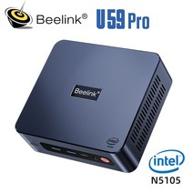 미니 pc 컴퓨터 Beelink-U59 PRO 윈도우즈 11 미니 PC 인텔 세대 N5105 8GB 500GB M.2 SATA SSD 2.9Ghz BT, 해외공급사, EU, 05 16GB 1TB_04 EU