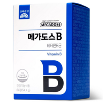 [비타민eacetate] 고려은단 메가도스B 비타민, 64정, 1개
