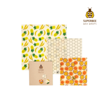 SuperBee 슈퍼비 밀랍랩 비기너세트(20&26&33cm)5종, 썸머 바이브(Summer Vibes)