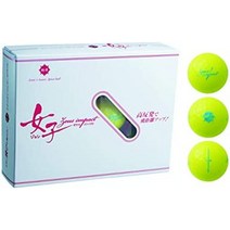 캐스코 (kasco) 골프 공 제우스 임팩트 zeusimpact 여자 2 여성 높은 반발, 진주 노랑, 다스