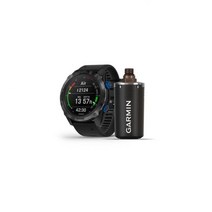 하강 T1 번들이 있는 Garmin 가민 Descent Mk2i 다이빙 워치, Black_Silicone | Strap