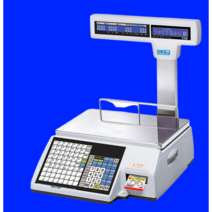 CAS 카스 유통형 전자저울 라벨프린터 이력관리 CL5500, CL5500-15P(최대15kg/기둥O)
