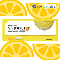 DSM 퀄리씨인증 순수 비타민c 아스코르빈산 영국산 비타민C, 1개, 3g