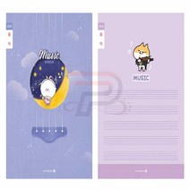 파샵 초등 음악오선노트 여아 악보공책 오선공책 초등학생공책