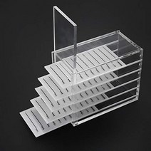 Acrylic Cosmetic Storage Makeup Organizer Clear Eyelash Storage Box Eyelashes Glue Pallet Holders 5, 1