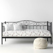 마켓비 BIKART 데이베드 침대 싱글 100200 KS1029BD/1, 블랙