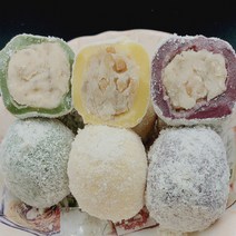 [나눔] 삼색 두텁떡 60g*30알 국내산 찹쌀~ 흰 동부앙금 찹쌀떡, 1box, 1.8kg