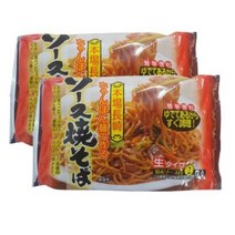 멘노스나오시 카리노재팬 소스야끼소바 생면 2인분 320g, 6개