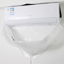 원룸 벽걸이 에어컨 셀프 청소 커버 비닐 냄새제거 필터 도구 용품, 상세페이지 참조