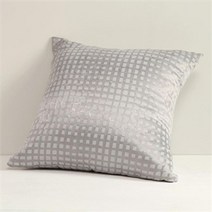 W101 체크쿠션 모던스타일 쿠션 프렌치 쿠션 소파쿠션, 그레이/One size