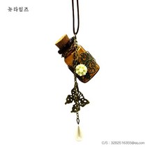 복고적이다 롱 기장 가죽끈 소원병 여성 목걸이 뉴타임즈 C13 C897H643