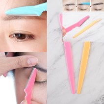 2P 일자형 눈썹칼 눈썹그리기도구 눈썹쉽게그리기 눈썹모양틀 남자눈썹틀 여자눈썹가이드 여자눈썹그리기 여자