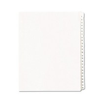 Avery Collated Legal Dividers Allstate Letter Size Tabs 1-25 White 1 Set (1701) null, 1
