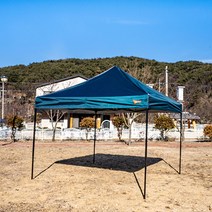프리폼 천막 내코피 그늘막 가림막 행사 포장마차 차박 캠핑 이동식 휴대용 천막, 딥그린, 베이직프레임+지붕