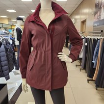 [슈페리어] ** 추천 ** 봄 가을이월상품 대박세일~~!! 후드탈부착 모직배색 고급스러운 여성 캐주얼 사파리 L0Y6302 인천논현, 95, 버건디