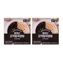 한채원 밥대신 현미귀리곤약 잡곡덮밥 유니치킨짜장, 190g, 2개