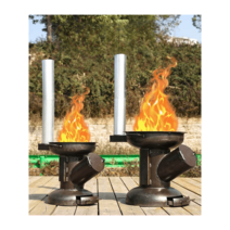 주물난로 가정용화목보일러 로켓스토브 야외 불멍 팰릿 정원 장작, 소