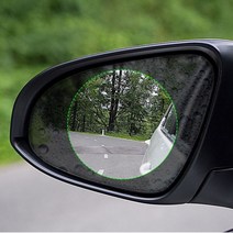 나노코팅 사이드미러 방수필름 신형 SM3, 사각타입2P-80x80