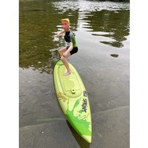 제트보트RC 고속 서핑 보드 30 kmh 원격 제어 보트 2.4G 익스트림 서핑 피규어 재미있는 스피드 보트 물 장, 01 Green