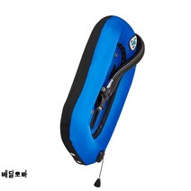 bcd 스쿠버다이빙 아쿠아나 AKUANA 알루미늄 25 30 파운드 백플레이트, 앞고리는 검고 뒷고리는 검다.