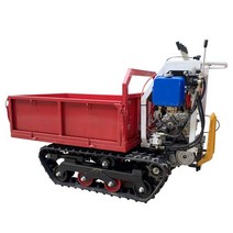 궤도 운반차 구루마 농업용 과수원 덤프 카트 농기계, 1m 수동 팁 버킷+800kg 1.25x85