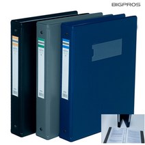 대흥 BIGPROS PVC 클리어화일 A4 F734 40매 40mm 내지삽입 가능, 회색, F734(40매)