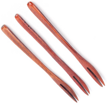 3P 두발포크 옻칠포크 원목포크 샐러드포크 나무포크