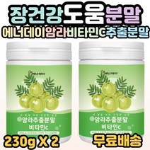 에너데이 암라 추출 분말 비타민C 230g 아마륵 구스베리 세븐베리 빌베리 필수 섭취 가루 분말 추천, 2개