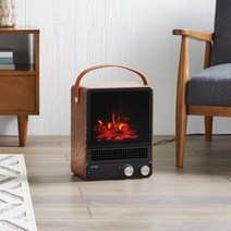 WeWarm 히터 시뮬레이션 레트로 불멍 장작소리 모닥불 캠프파이어 전기, 온열히터, A