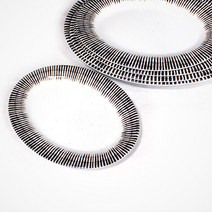 멜라민 밤부 타원접시 일식기 생선접시 5size, 1호