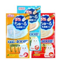이나바 고양이 챠오츄르 간식, 유산균 닭가슴살, 4팩