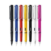 라미 사파리만년필(청색 1자루 F촉), 1개