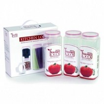 키친락 KITCHEN LOCK 보관용기 3P SET- K3000, 단일속성
