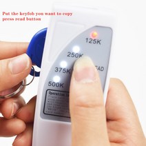 전자키 복사기 스티커 휴대용 Rfid 카드 리더 라이터 125KHz 복사기 ID 태그 프로그래머 (라이트 표시기, 한개옵션0