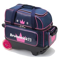Brunswick 브런스윅 2볼백 볼링공가방 볼링파우치 가방 롤러백 일본, 핑크