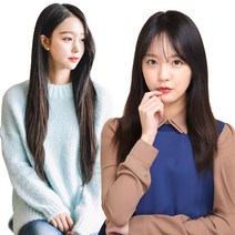 내맘대로 헤어스타일 연출이 가능한 100%인모 가발 똑딱핀 14인치(40cm) 24인치(65cm) 낱개피스 2종택1, 2핀, #NA, 1개