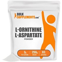 단백질파우더 프로틴 파우더 bulksupplements.com l-오르니틴 l-아스파르테이트 분말 - 아미노산 보충제 - 요소 분말 - 아미노산 보충제(250g - 8.8oz), 8.81온스(1팩)